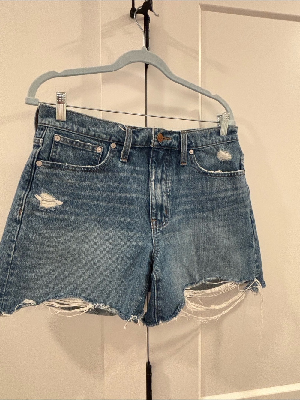 Madewell Relaxes Mid- Length Denim Shorts